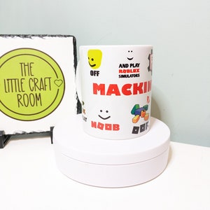Personalised Roblox gaming gift mug