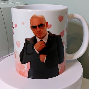 Mr Worldwide mug, live laugh love, meme, personalised gift for her