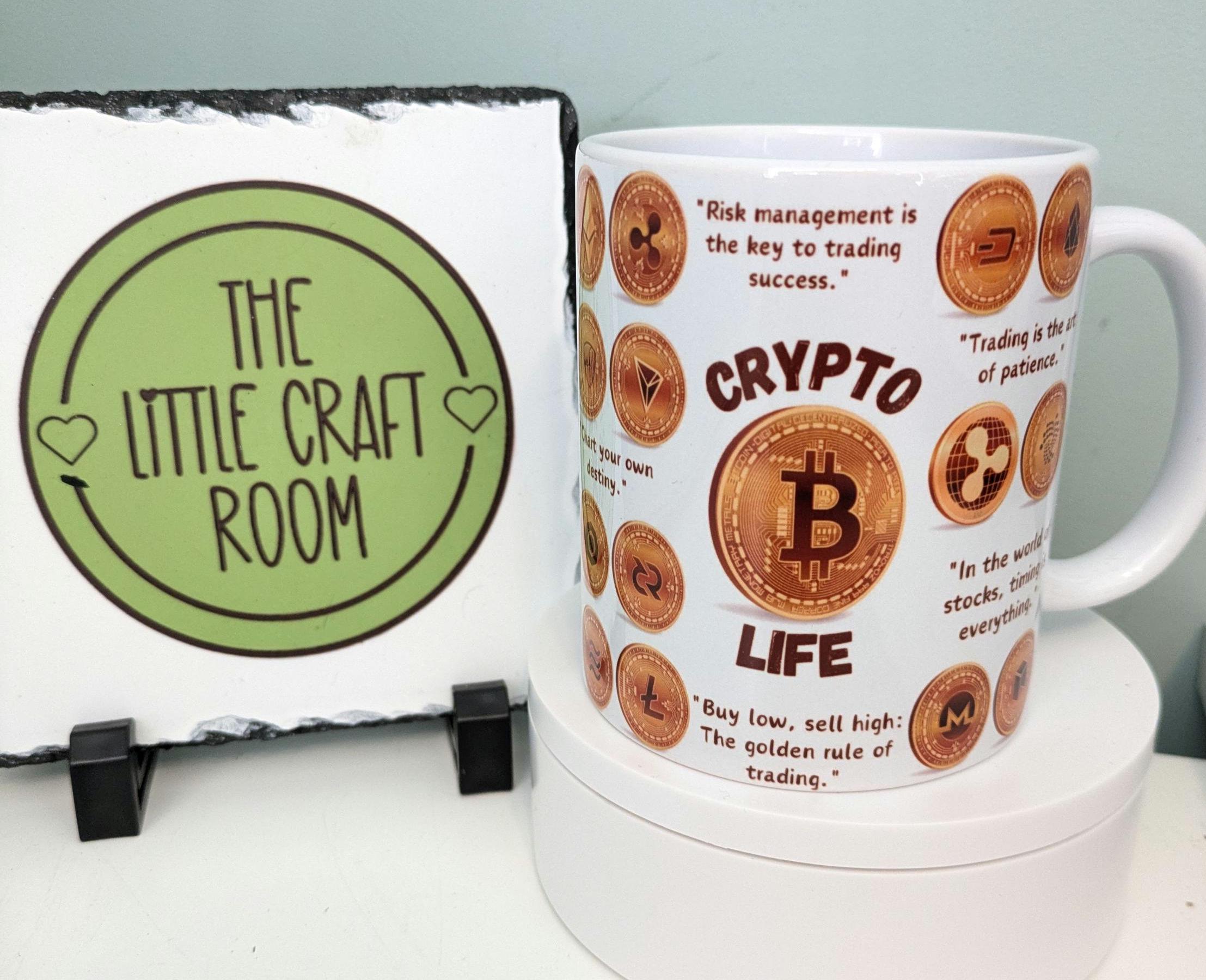 Crypto Life – Ceramic Coffee Cup for Bitcoin Traders, Blockchain Fans &  Future Millionaires – Funny Crypto Gift Idea. - Etsy
