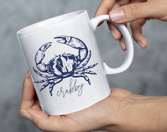 Crabby Crab Coffee Mug 11oz