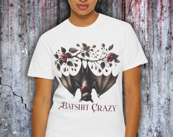 Batshit Crazy T-Shirt - Komfort Farben Halloween Tees