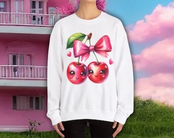 Coquette Cherries Crewneck Sweatshirt