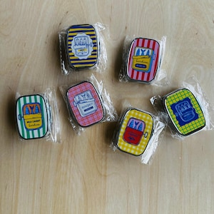 Pilulier Sardines : petite forme rectangulaire avec 2 compartiments - 6 variantes image 4