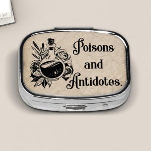Poisons and Antidotes Pill Box