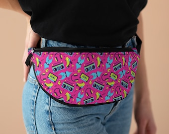 80's Neon Pattern Fanny Pack
