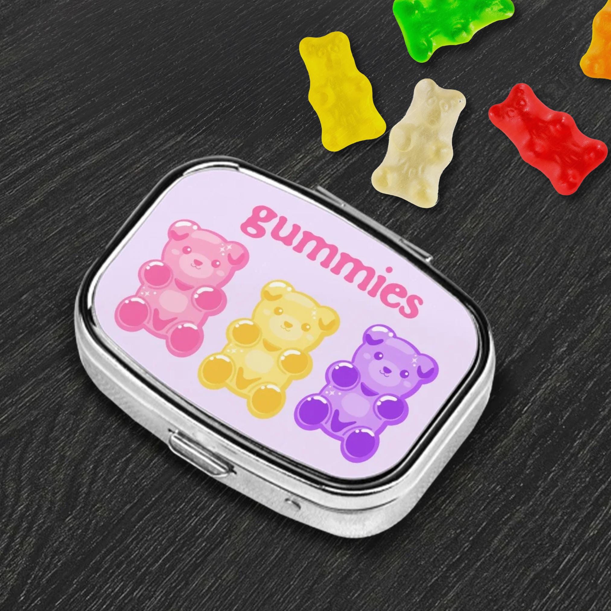 Gummies Bears Small Pill Box - Etsy