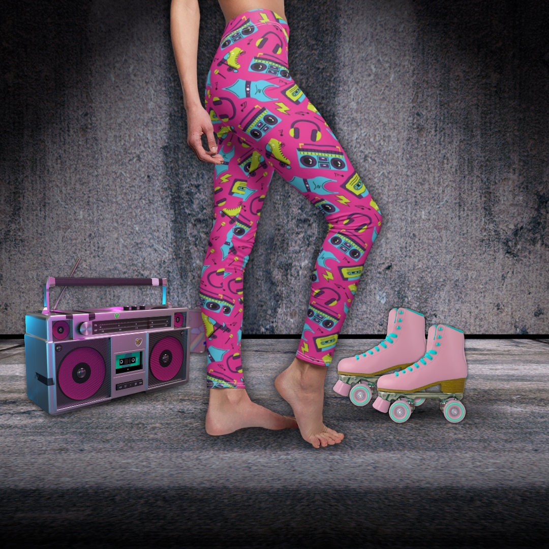 Neon Leggings Etsy New Zealand