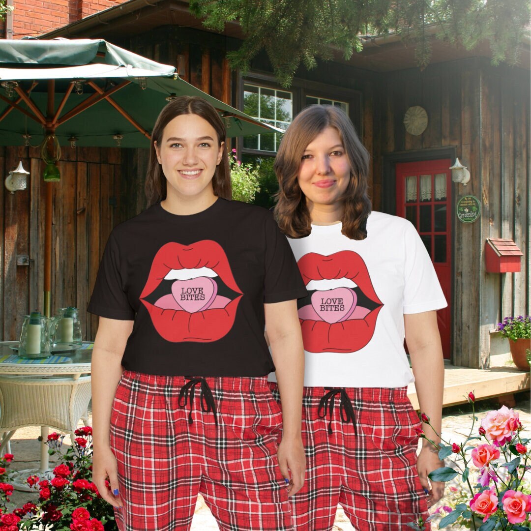 Pete + Lucy Just Love Short Sleeve Pants Set Valentines main image 0