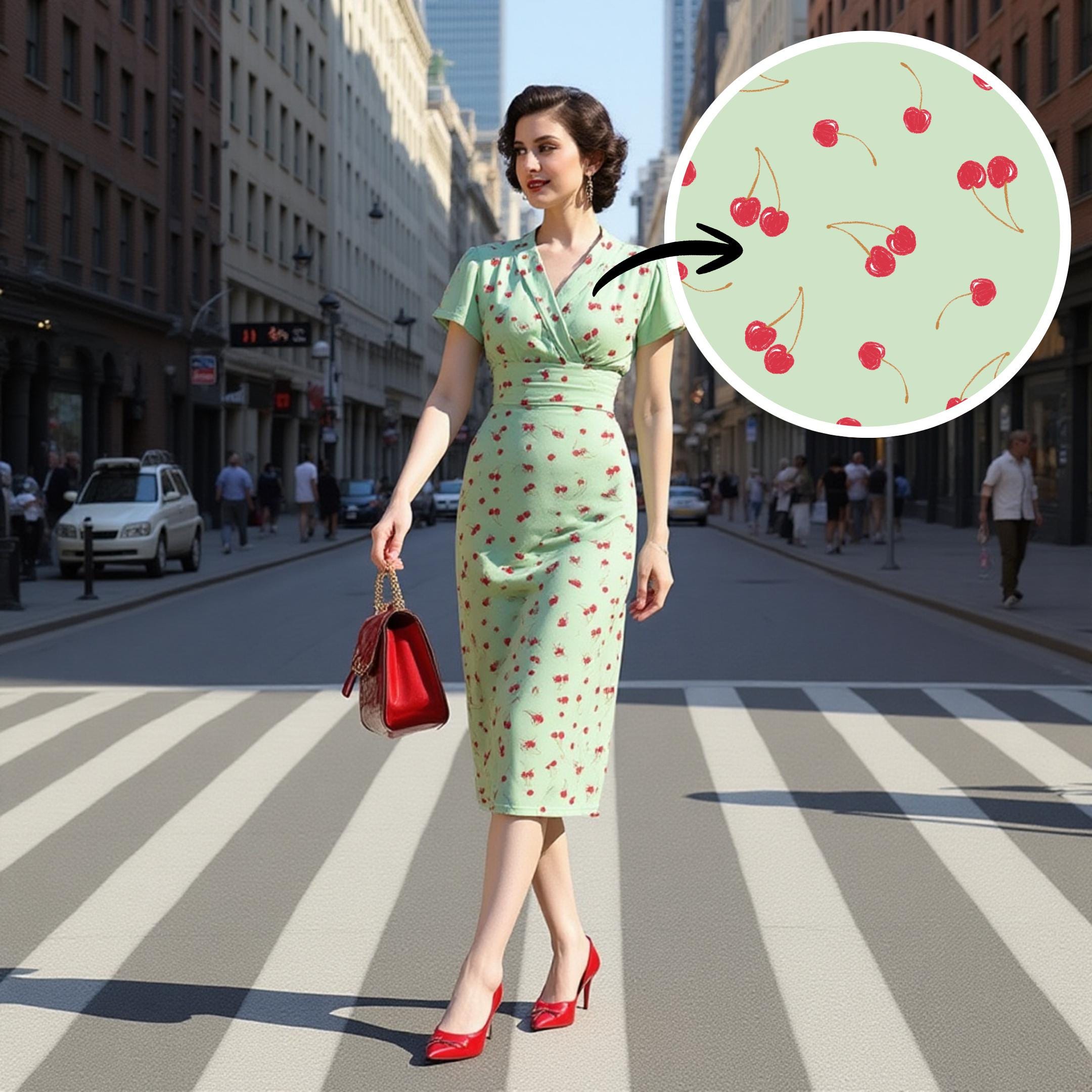 1940s Green Dress - Etsy