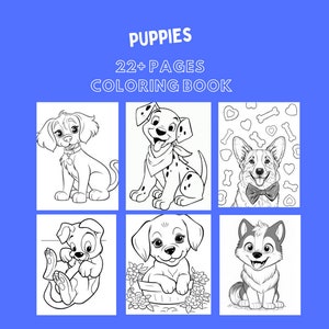 Puppies Coloring Pages | 20+ Coloring Sheets