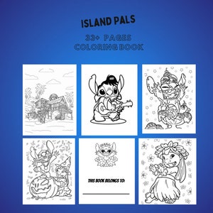 Island Pals Coloring Book | 33+ Themed Coloring Pages | Print at Home