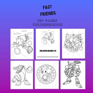 Fast Friends Coloring Book | 33+ Themed Coloring Pages | Print at Home