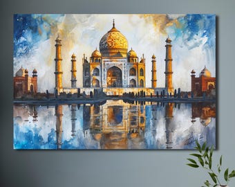 Angkor Wat Canvas Print: Exotic Asian Temple Wall Art