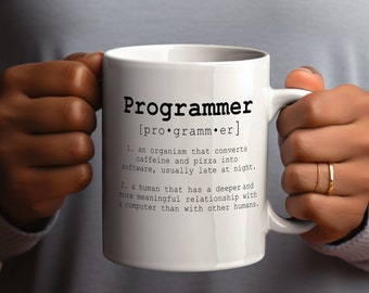 Programmer Mug | Computer Scientist Gifts | Funny | IT saying | Informatics Mug | Programming | gift idea | son | coffee pot