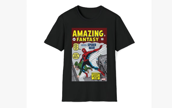 Spider-man First Appearance Comic Book T-shirt Unisex - Etsy