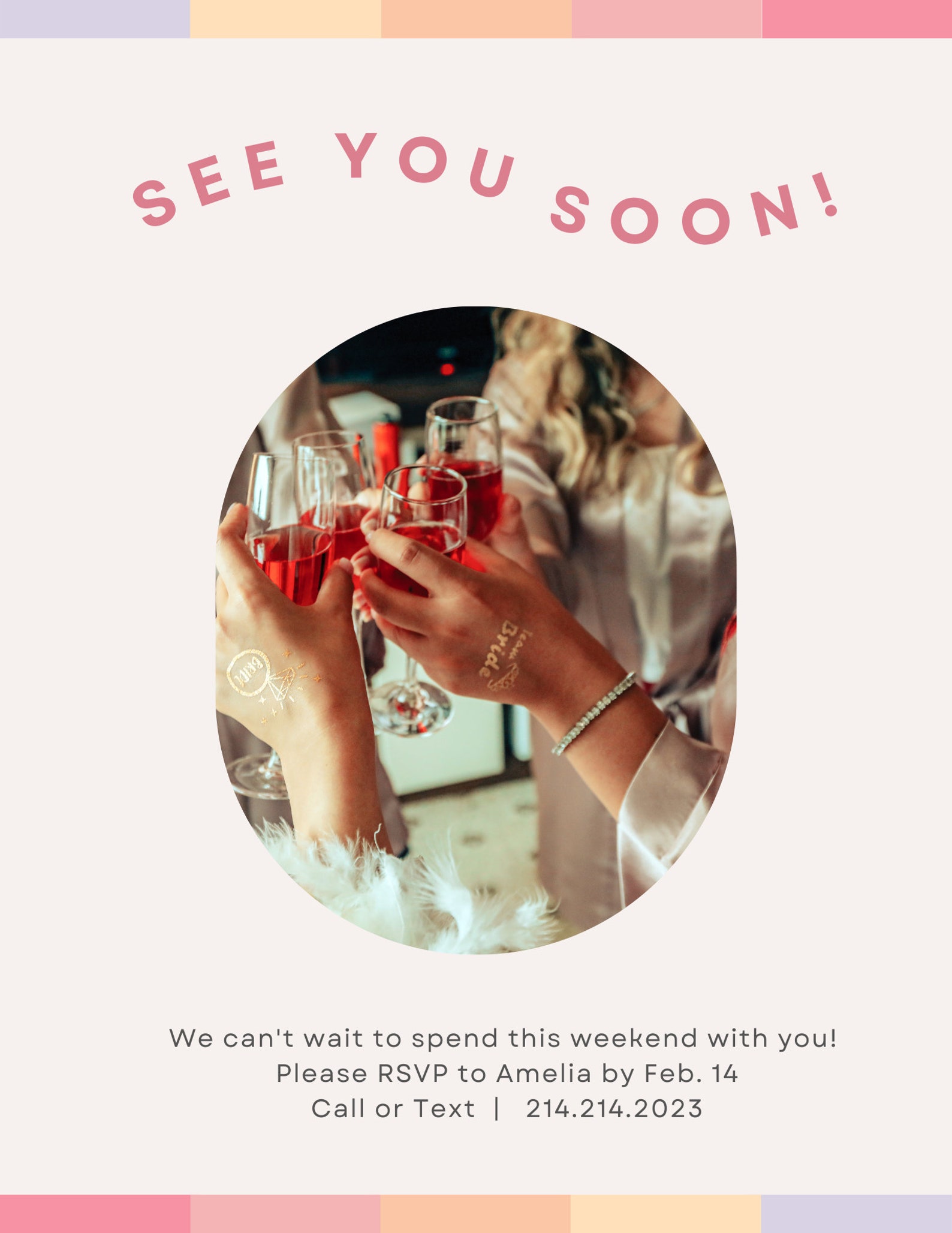 Bach and Boozy Bachelorette Itinerary Template - Etsy