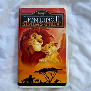 Il Re Leone II: Il regno di Simba VHS / Sequel Disney del 1998 / Cassetta di film d&#39;animazione d&#39;epoca