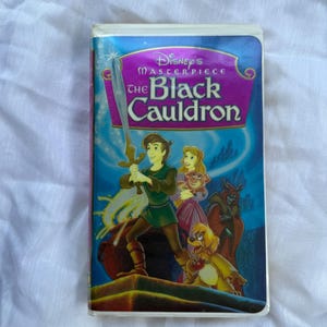 De zwarte ketel VHS | Disney-meesterwerkcollectie 1998 | Zeldzame geanimeerde fantasyfilm