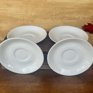 Stack of 4 Wm Adam’s & Sons  Ironstone Plates