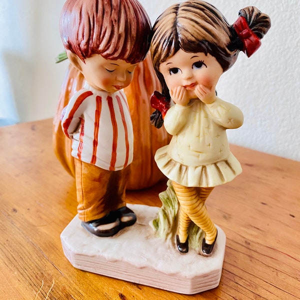 Moppets by Fran Mar 1971 Boy and Girl Figurine