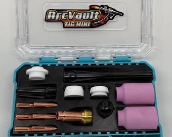 ArcVault TIG Mini - WP-17/18/26 Torch Consumables Storage, Standard TIG Welding Accessories Organizer