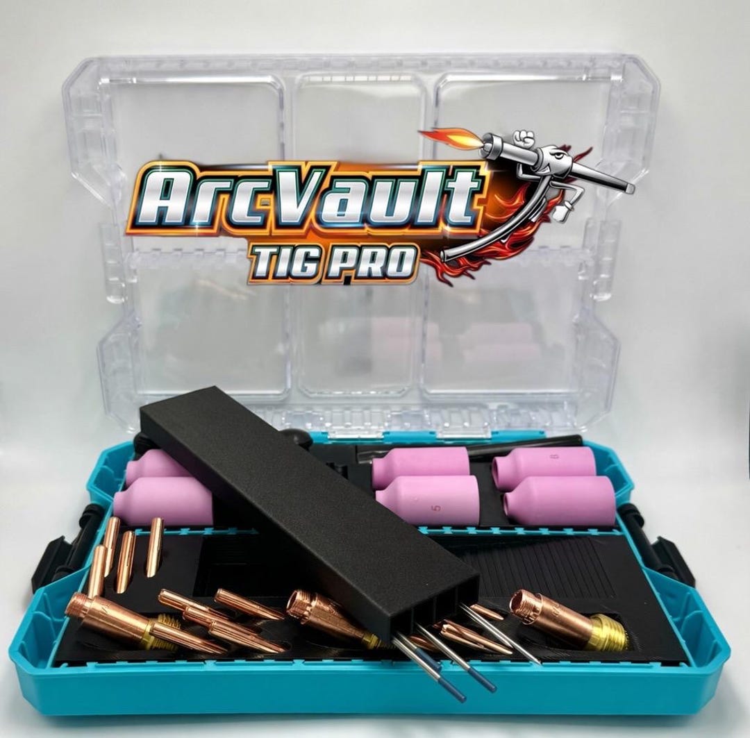 Arcvault TIG Pro - TIG Welding Accessories Organizer, WP-17/18/26 Torch ...