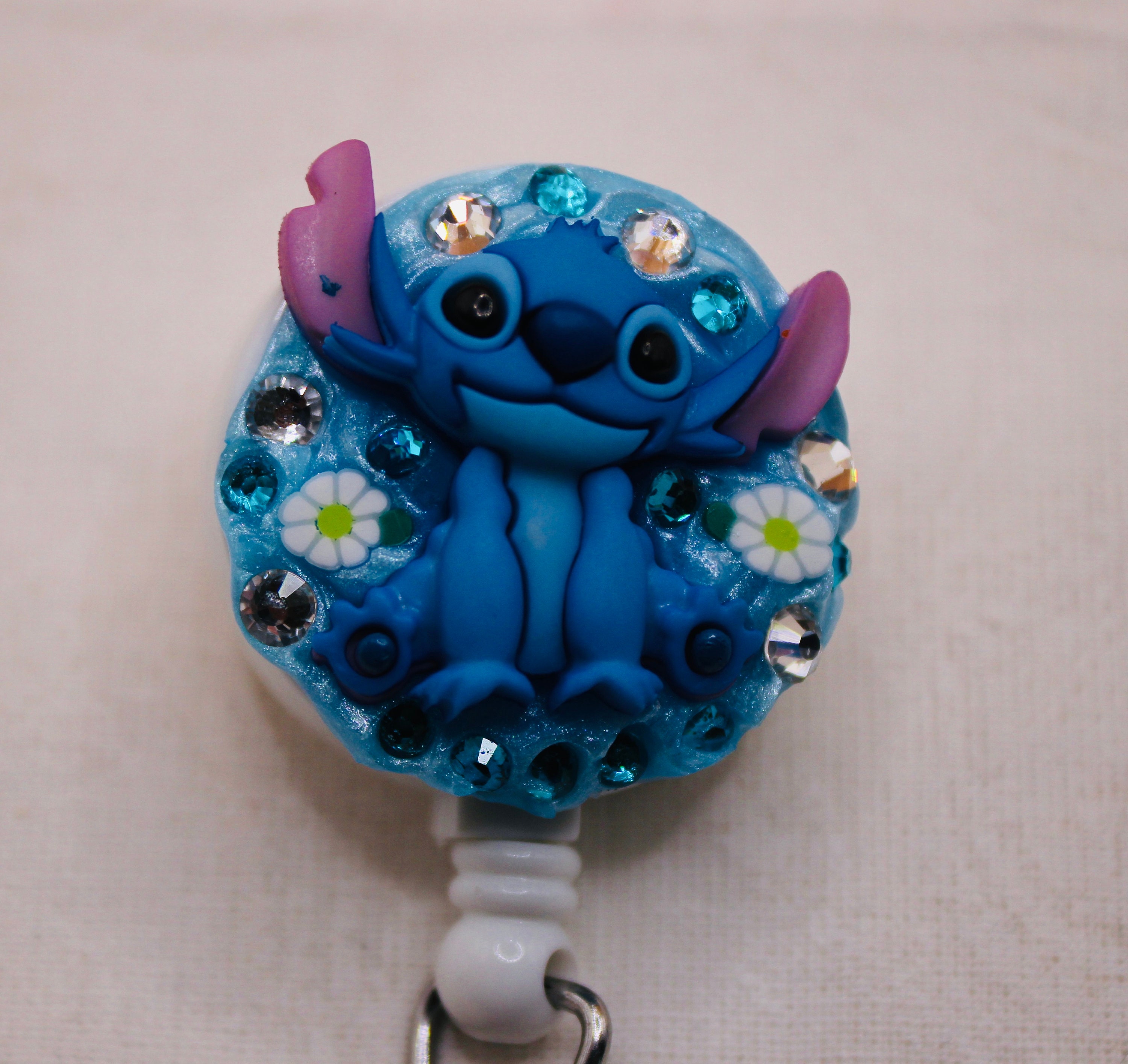 Stitch Badge Reel, Lilo and Stitch, Badge Reel, Lightweight Badge Reel,  Stitch 