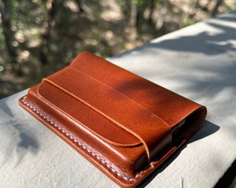 Minimalist Leather Flap Wallet