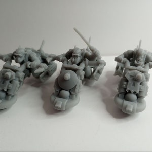 X3 Ork Warbiker Mob / Motos - Warhammer 40K - Figurines Plastique - Occasion