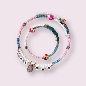 GRL PWR choker & bracelet
