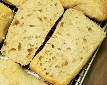 Sourdough Ciabatta Bread Rolls