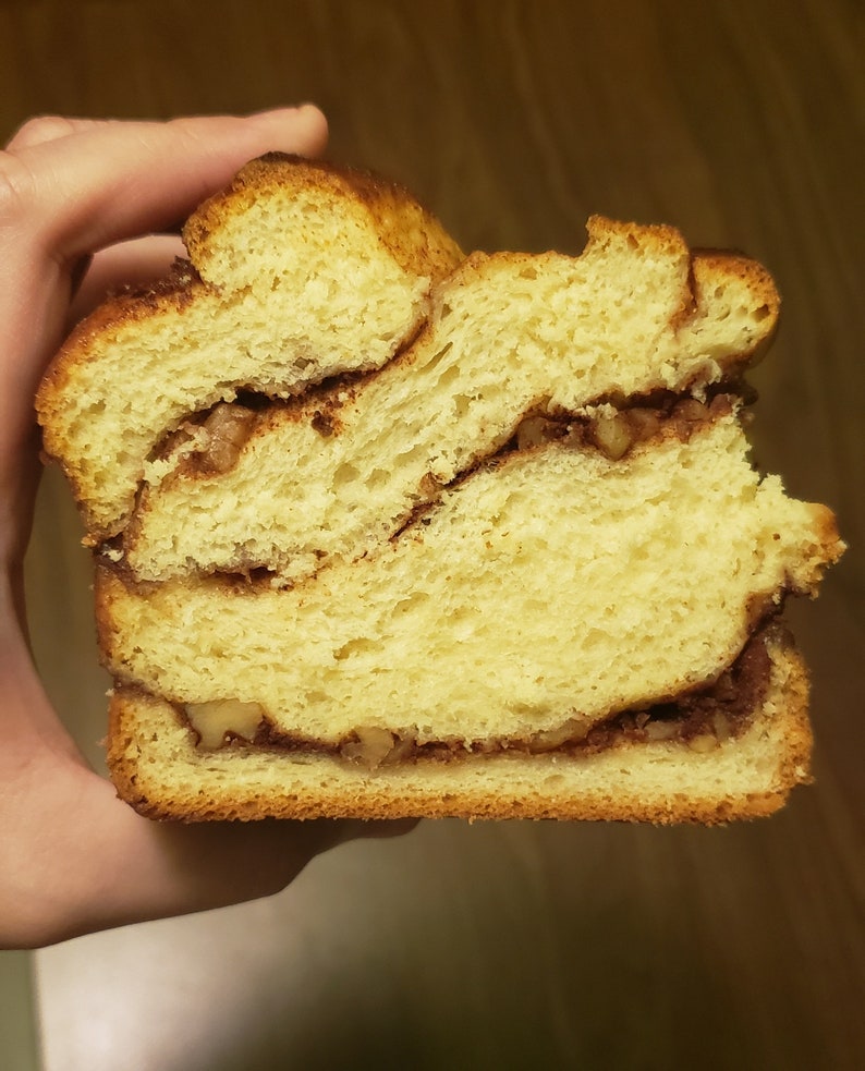 Babka Bread W/ Chocolate, Cinnamon, Nutella Fillings Etsy