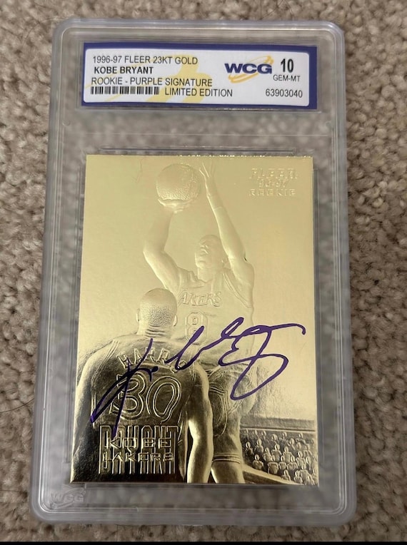 kobe bryant rookie signature