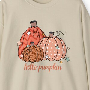 Hello Pumpkin - Fall-Themed Crewneck Sweatshirt