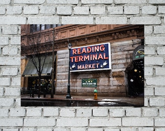 Digital Print: Reading Terminal, Philadelphia, Pennsylvania. INSTANT DOWNLOAD