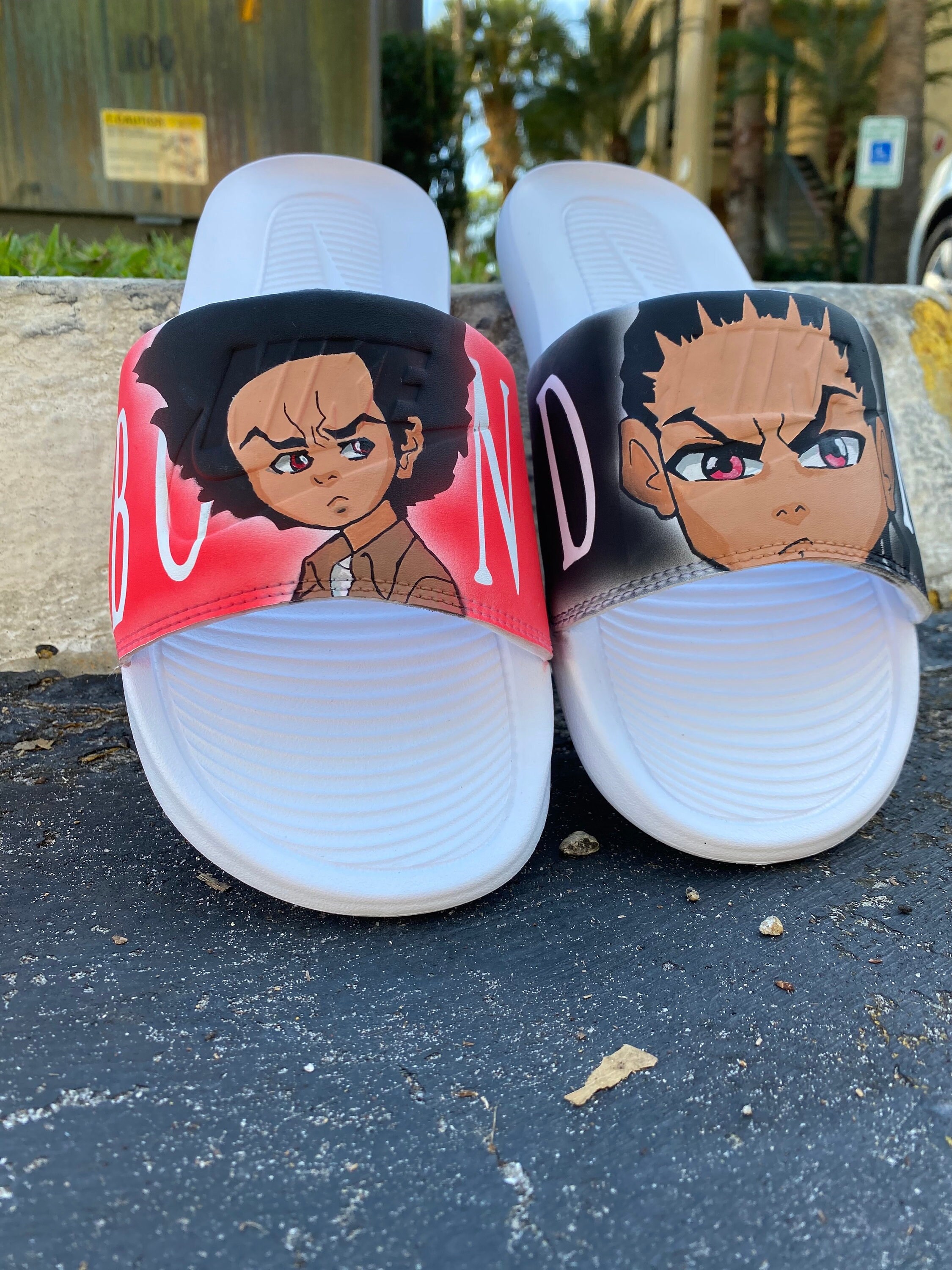 custom jordan slides