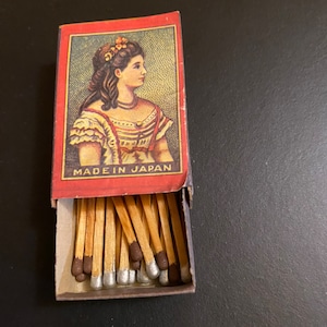 set of 4 vintage matchboxes, made in Sweden, Japan, Gosch Danmark, collectibles, gift idea