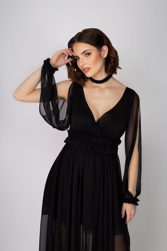 sachin and babi light blue dress Buy Chiffon Dress Online @ ZALORA Singapore main image 1