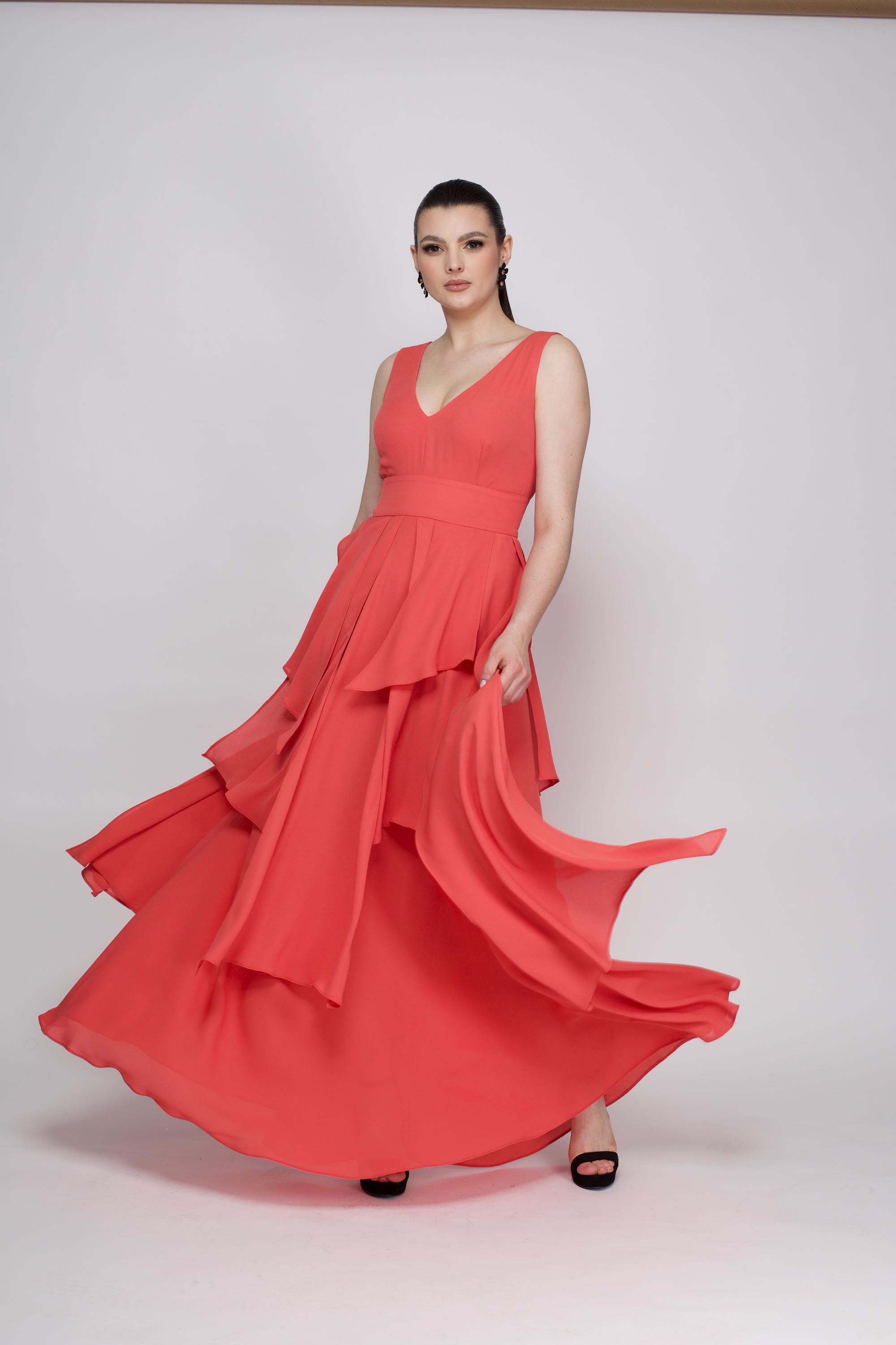 chinese dress ladies Eden Strapless Maxi Dress