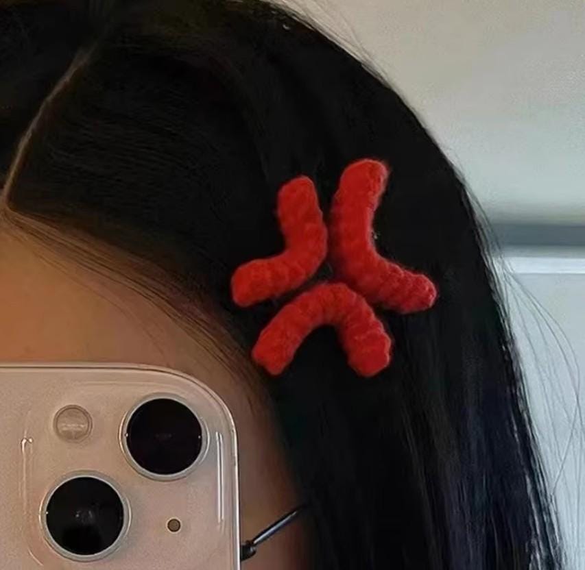 Angry Emotion Hair Clips for Women Girls - Etsy