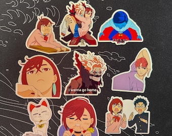 DanDaDan Anime Sticker Pack: Momo, Okarun, Turbo Granny, Vinyl Decals