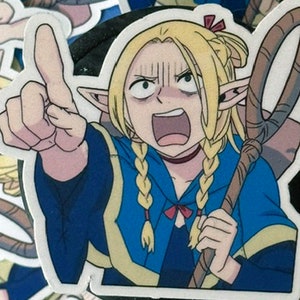 Délicieux dans Dungeon - Marcille montrant du doigt Sticker