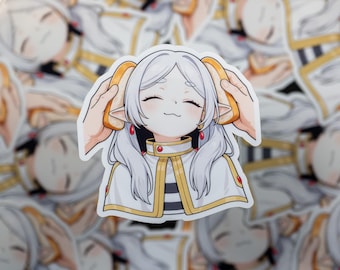 Elf girl Idiot Sandwich Meme Sticker | Anime Parody Vinyl