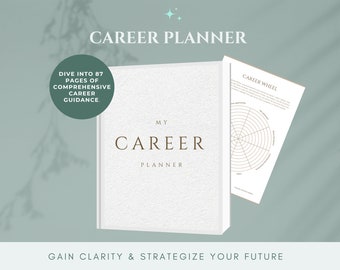 Career Planner Workbook: Digital Guide for Professional Growth, Job Mapping & Skill Inventory
