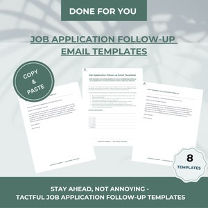 Plantillas de correo electrónico de seguimiento de empleo profesional: respuestas a solicitudes