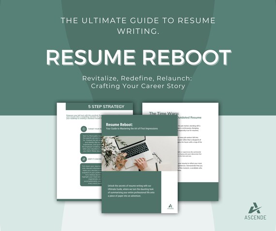 Master CV Writing with 'Resume Reboot': Job Search Tips, Tailored Applications, Elevate Career, Instant eBook