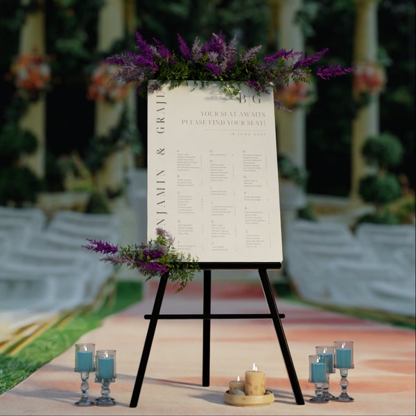 Wedding table stationary bundle