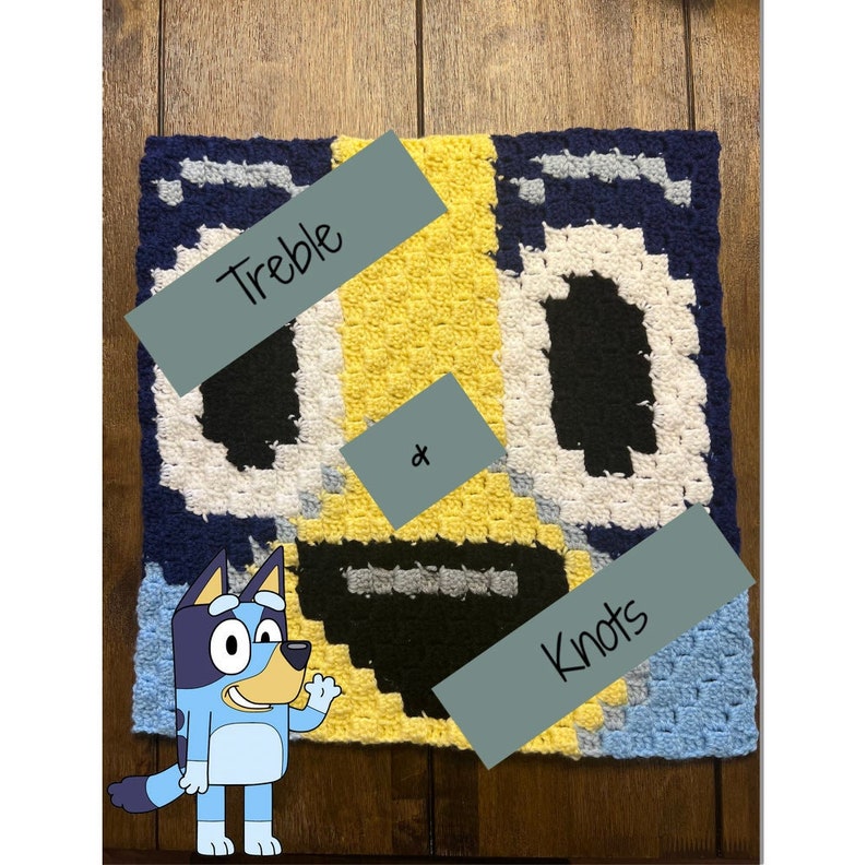 Bluey C2c Crochet Pattern Etsy