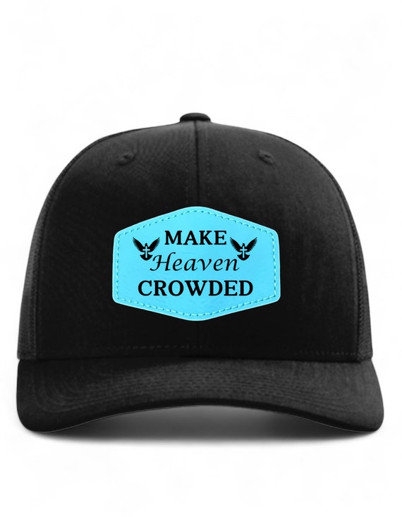 MAKE HEAVEN CROWDED Black Trucker Hat MAKE HEAVEN CROWDED main image 4
