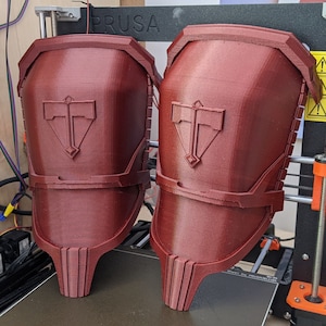 Arcane Jayce 3D printed shoulder armor for cosplay